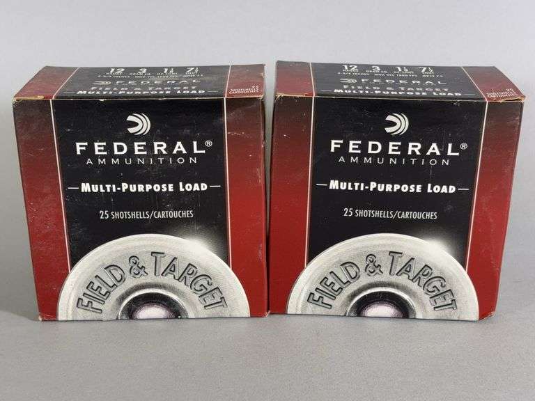 Two Boxes of Federal Field & Target 12 Gauge Shotshells image