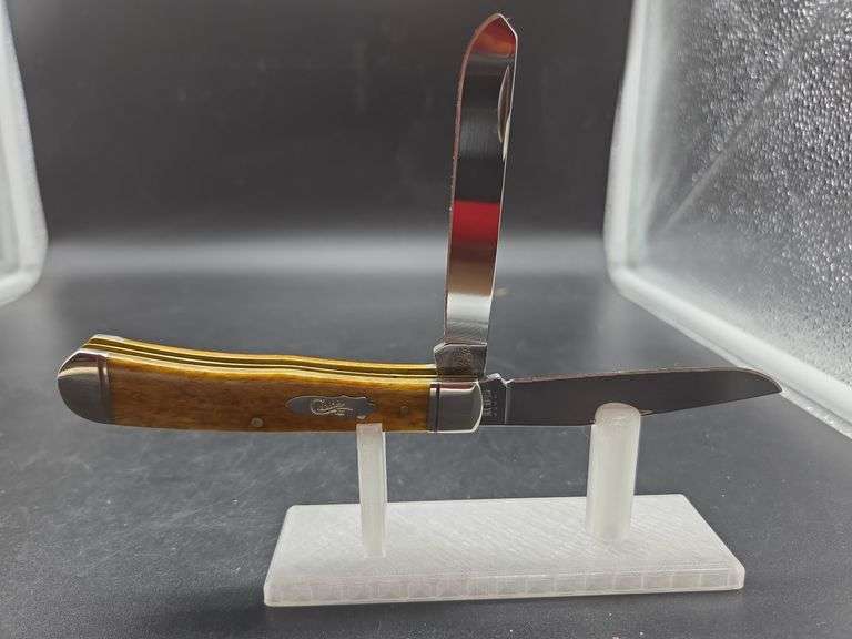 Case XX Trapper Bone Smooth Fluted Pocket Knife 6254 SS image