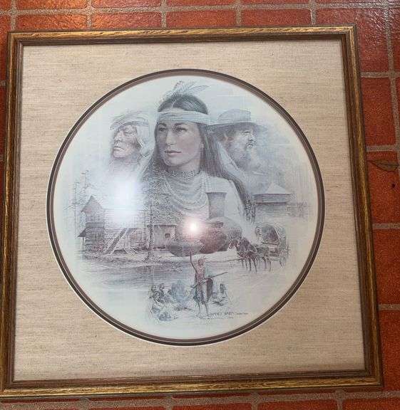 Framed Nancy Ward Cherokee Nation Print image