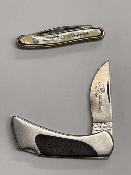 Lot of 2 Pocket Knives - Kentucky Bluegrass and Parker Frost Wildcats image