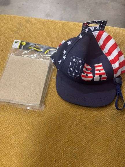 AMERICAN DOG HAT AND SAND PAPER image