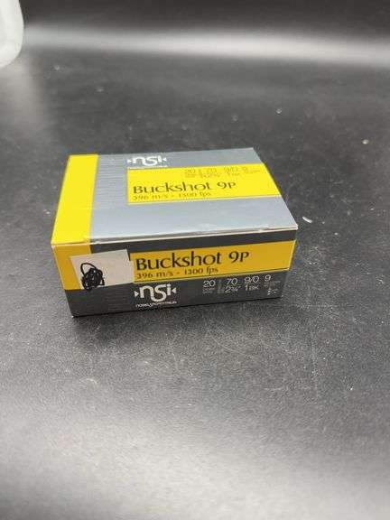 NSI Nobel Sport Italia Buckshot 9P 20 Gauge Ammunition image