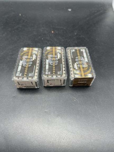 Three Boxes of Federal Premium Punch .22 LR Ammunition image