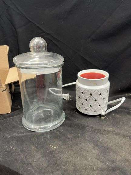 Glass Jar and Wax Warmer image