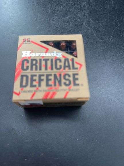 Hornady Critical Defense 9mm Luger 115 gr FTX Ammunition - 25 Rounds image