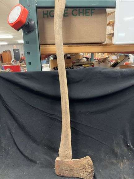 Single Bit Axe with Wooden Handle image