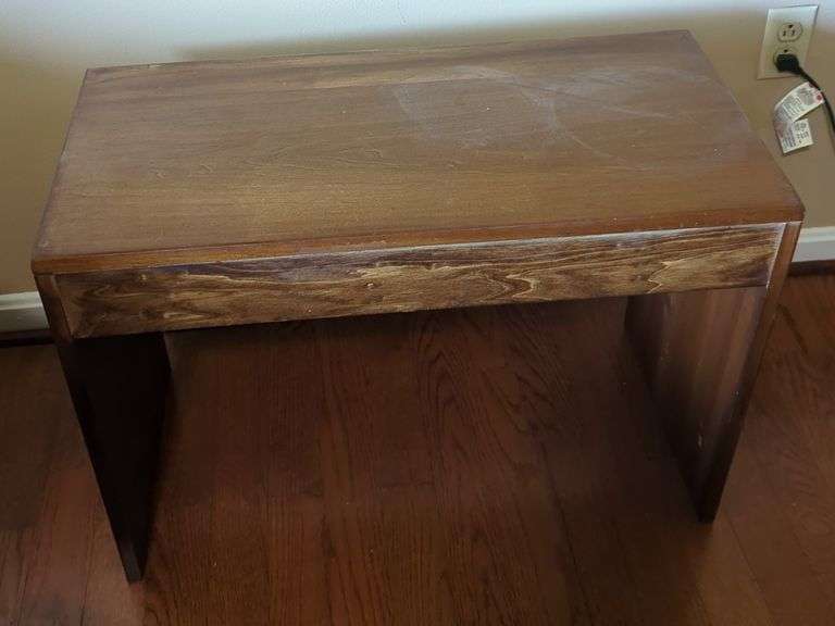 Solid Wood End Table image
