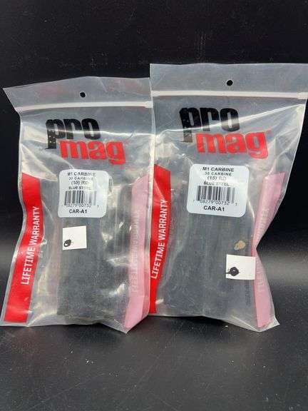 Pro Mag M1 Carbine .30 Carbine (15) RD Blue Steel Magazines - Lot of 2 image