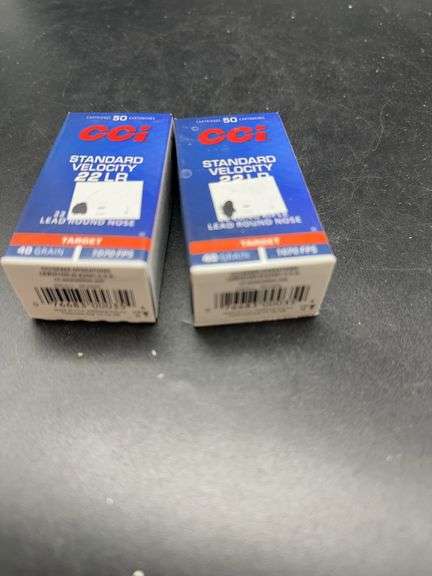 CCI Standard Velocity 22 LR Ammunition - Two 50-Round Boxes image
