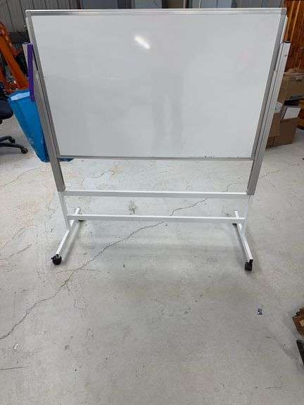 Rolling Whiteboard with Peacock Design Reusable Bag and Markers image