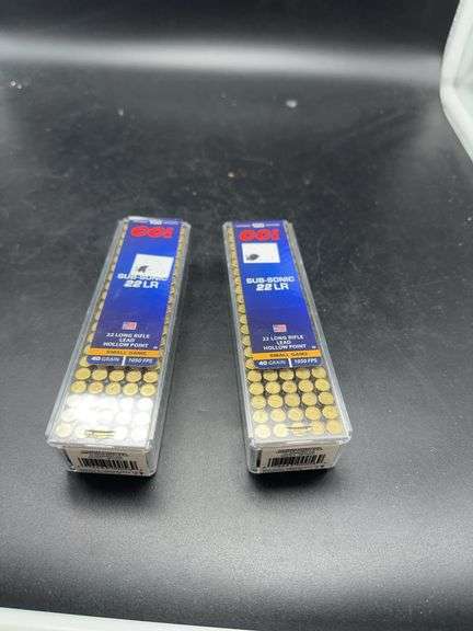 Two Boxes of CCI Sub-Sonic 22 LR Ammunition image