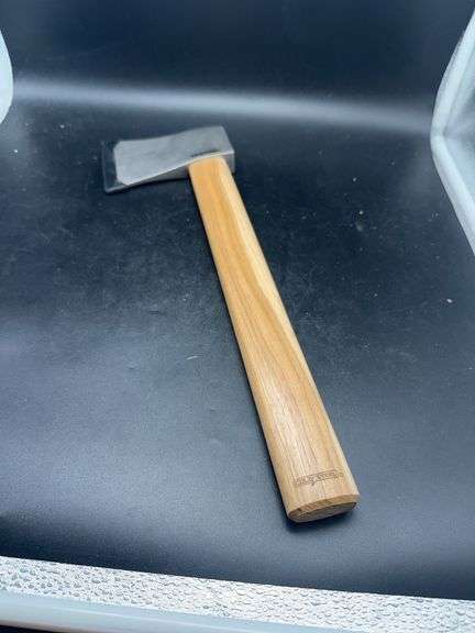 Cold Steel Axe with Wood Handle image