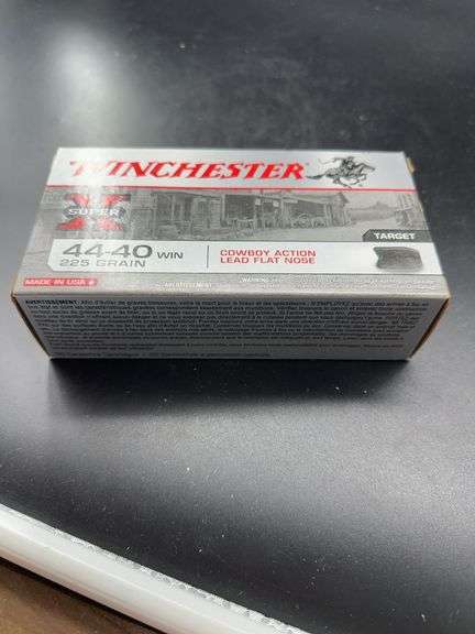 Winchester Super X 44-40 Win 225 Grain Lead Flat Nose Ammunition image