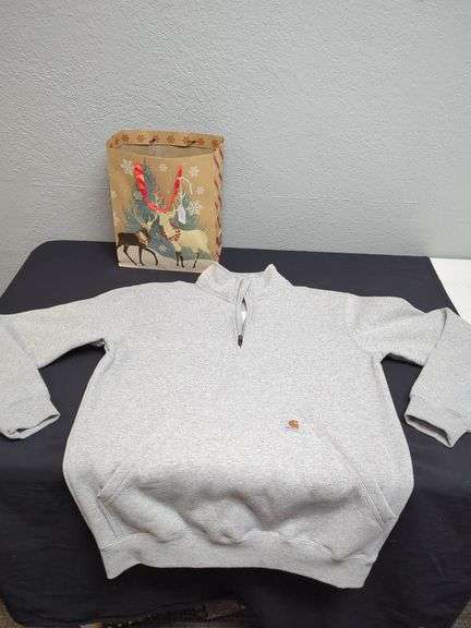 CARHART BRAND MENS MEDIUM  ANORAK SWEATSHIRT image