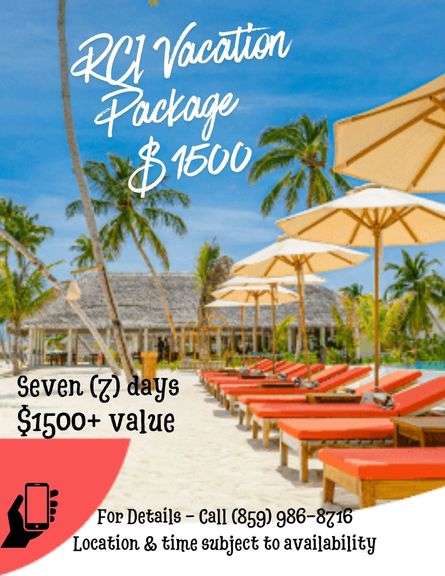 RCI Vacation Package