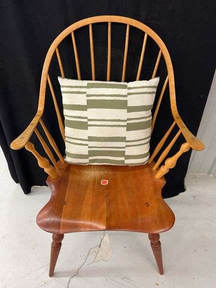 Wood Spindle Arm Chair image