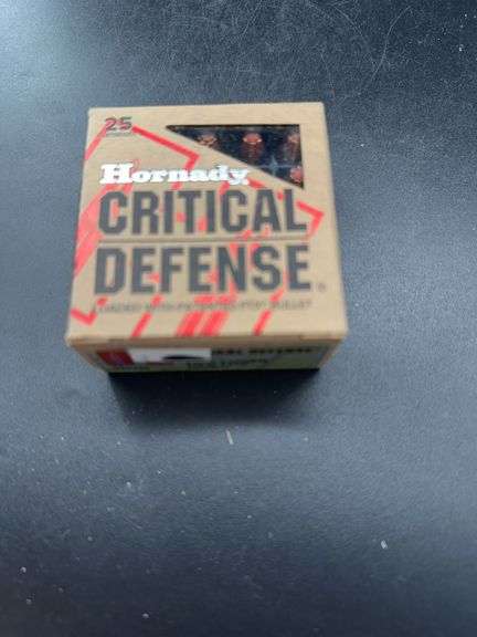 Hornady Critical Defense 9mm Luger 115 gr FTX Ammunition - 25 Rounds image