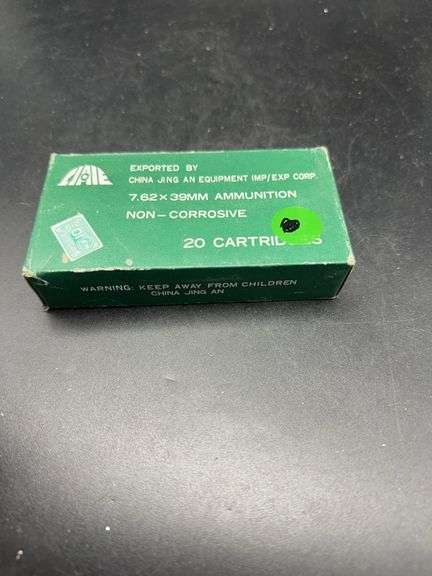 7.62x39mm Ammunition - 20 Cartridges image