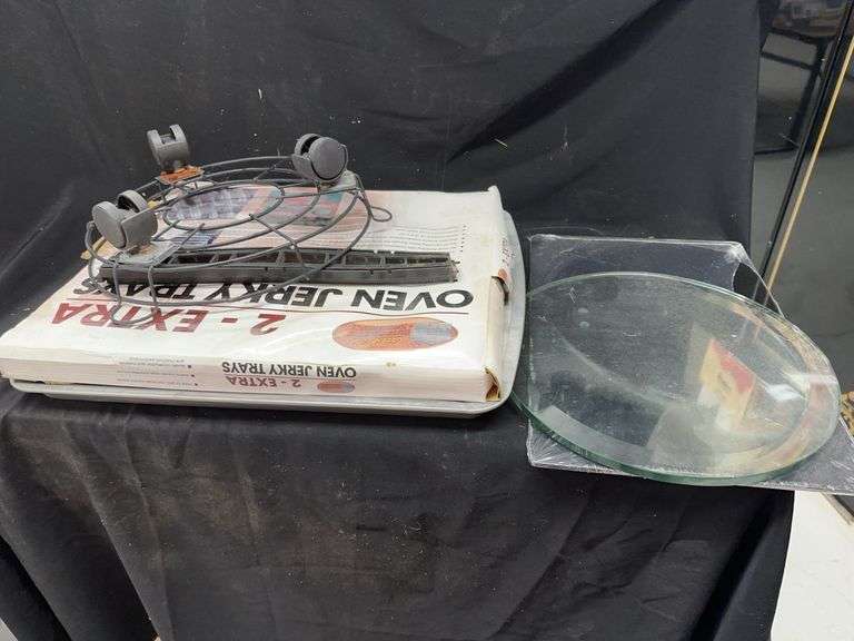 Cabela's Oven Jerky Tray Set with Fan Guard and Glass Table Top image