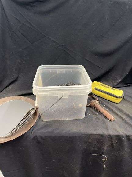 Lot of Electrical Testing Equipment, Fasteners and Metal Discs image