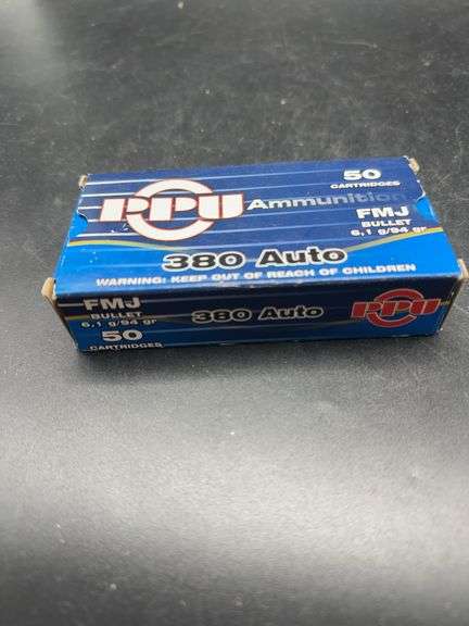 PPU Ammunition - 380 Auto FMJ 50 Cartridges image