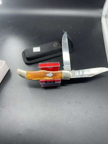 Rough Rider Outdoorsman Series Pocket Knife with Sheath and Box image