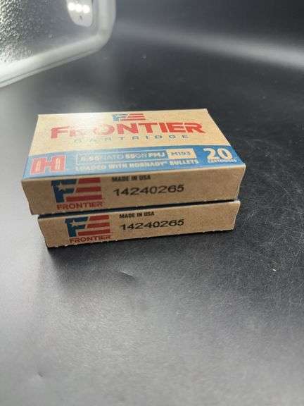 Frontier 5.56 NATO 55 GR FMJ Ammunition image