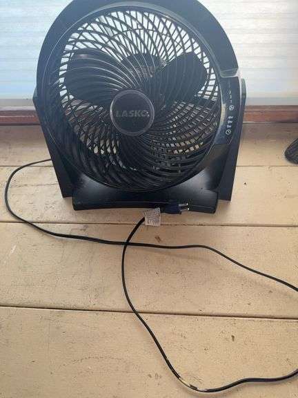 Lasko Black Fan with Timer image