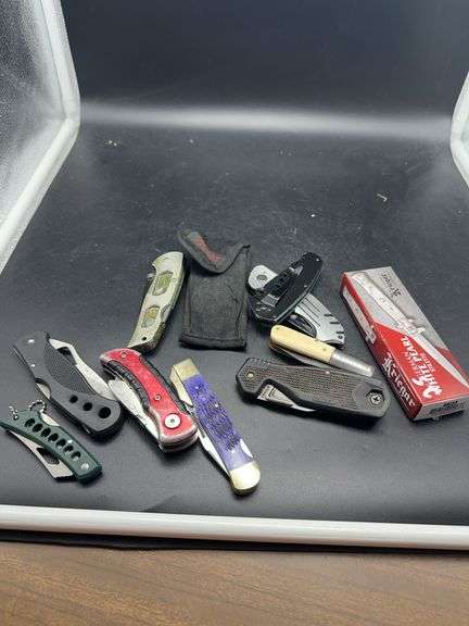 Assorted Pocket Knife Collection with Barlow & Kriegar Stiletto image