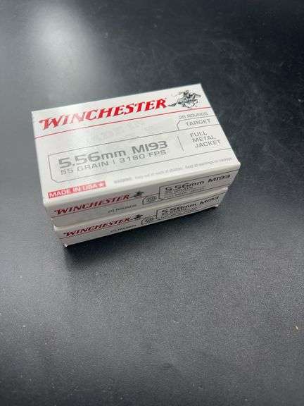 Winchester 5.56mm M193 55 Grain Full Metal Jacket Ammunition image