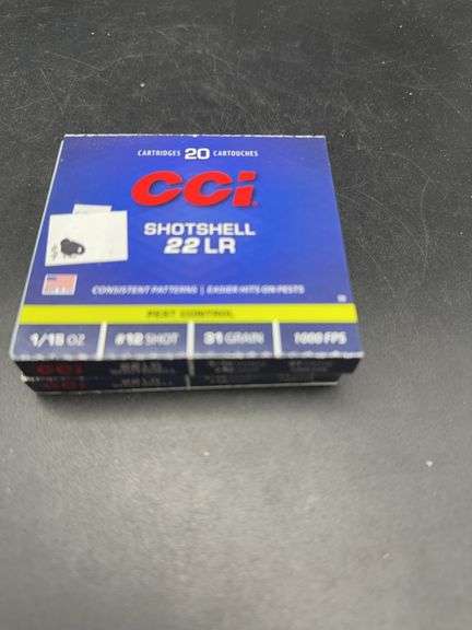 Two Boxes of CCI .22 LR Shotshell Ammunition image