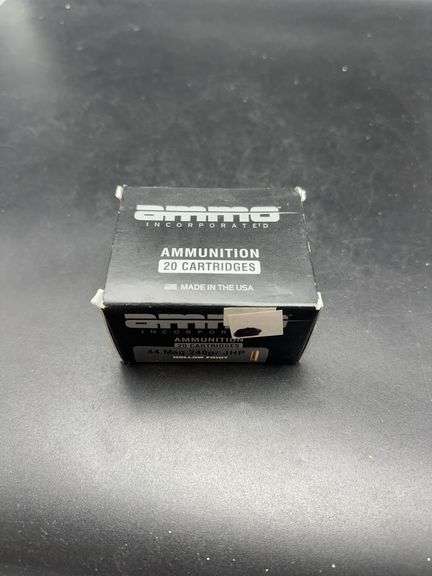 Ammo Incorporated 44 Mag 240gr JHP Ammunition 20 Cartridges image