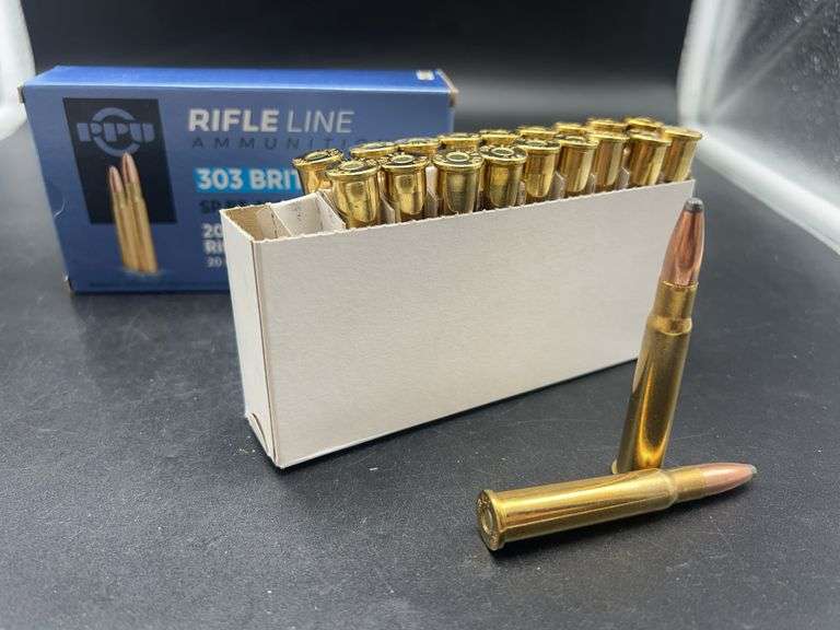 PPU RIFLE LINE .303 BRITISH SP BT 180 gr Ammunition - 20 Cartridges image