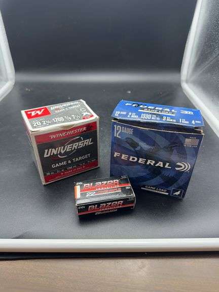 Winchester, Federal, and Blazer Ammunition - Mixed Lot image