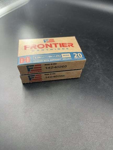 Frontier 5.56 NATO 55GR FMJ Cartridges image