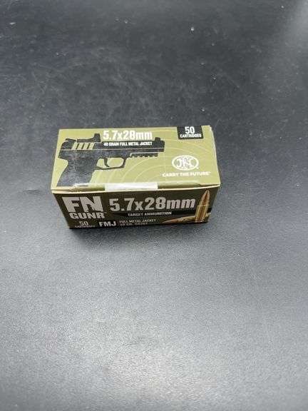 FN 5.7x28mm 50 Cartridges Full Metal Jacket Ammunition image