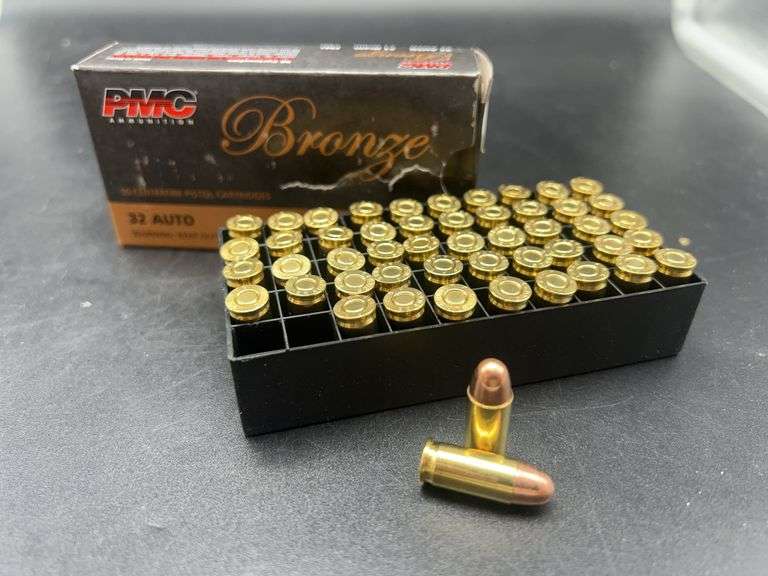 PMC Bronze 32 Auto Centerfire Pistol Cartridges image