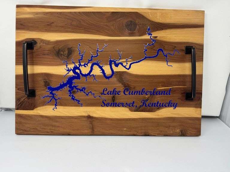 Lake Cumberland Wood Tray image