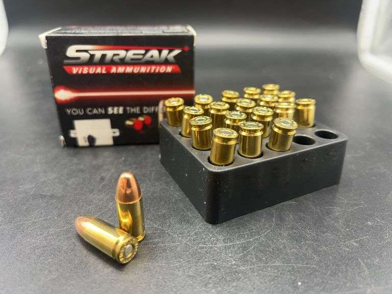 Streak Visual Ammunition 9mm Luger 115gr TMC 20 Rounds image