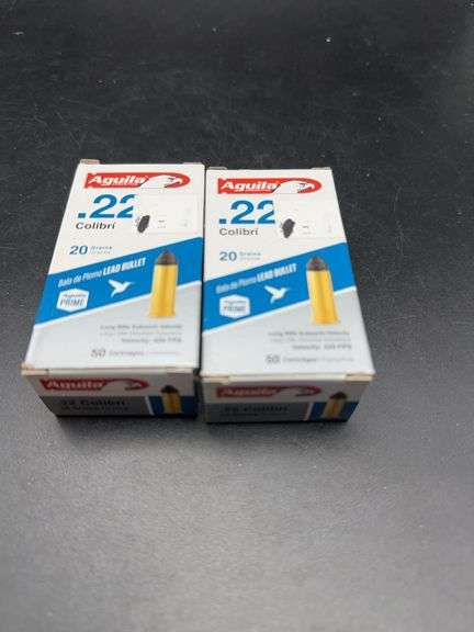 Aguila .22 Colibri 20 Grain Lead Bullet Cartridges image