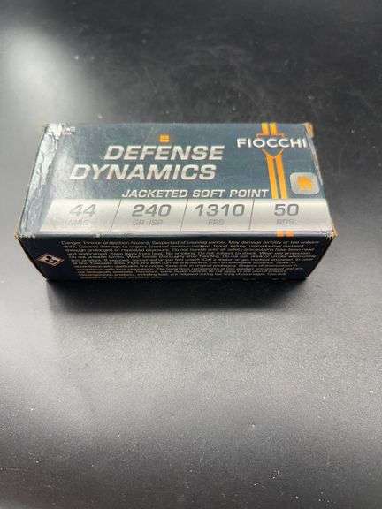 Fiocchi Defense Dynamics .44 Mag 240 GR Jsp Ammunition image
