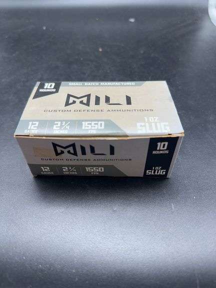 Mili Custom Defense 12 Gauge 2 3/4 Inch 1 oz Slugs - 10 Rounds image
