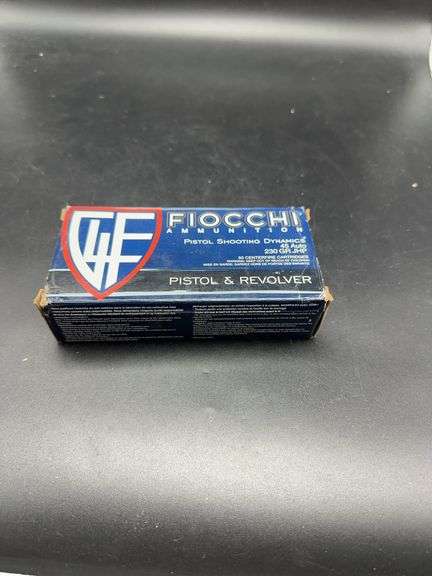 Fiocchi 45 Auto 230 GR JHP Ammunition - 50 Cartridges image