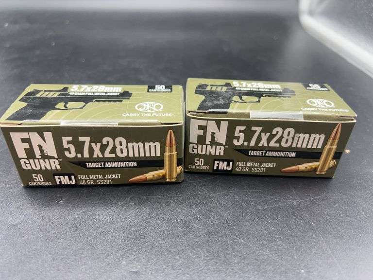 Two Boxes of FN 5.7x28mm Ammunition image
