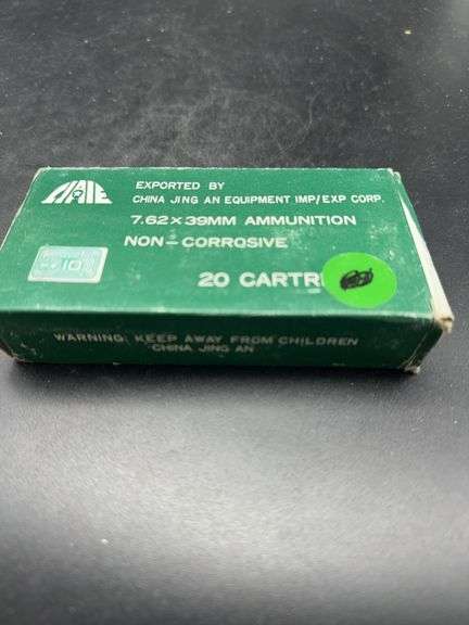 7.62x39mm Ammunition - 20 Cartridges image