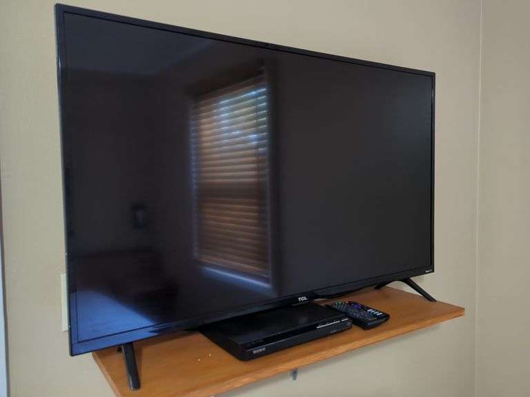 TCL 43" Roku TV with Sony DVD Player image