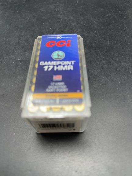 CCI Gamepoint .17 HMR Ammunition - 50 Rounds image