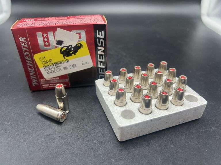 Winchester USA Ready Defense 9mm Luger +P 124 Grain Ammunition - 20 Rounds image