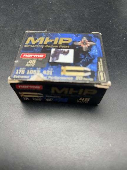 Norma MHP .45 Auto 175 Grain Ammunition - 20 Rounds image