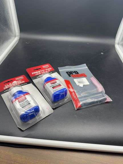 Mossberg 702 Plinkster .22LR Magazine, Birchwood Cleaner, Degreaser, and Liquid Gun Blue image